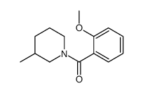 Piperidine, 1-(2-methoxybenzoyl)-3-methyl- (9CI)结构式