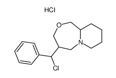 4-(chloro-phenyl-methyl)-octahydro-pyrido[2,1-c][1,4]oxazepine, hydrochloride Structure