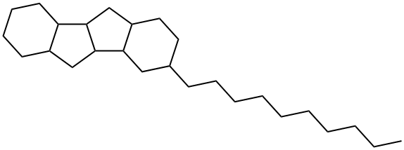 3-Decylhexadecahydroindeno[2,1-a]indene Structure