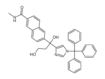 (S)-6-(1,3-dihydroxy-1-(1-trityl-1H-imidazol-4-yl)propyl)-N-Methyl-2-naphthamide picture