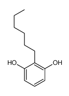 2-hexylbenzene-1,3-diol结构式