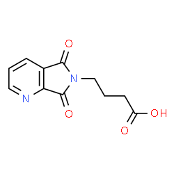 4-(5,7-Dioxo-5,7-dihydro-6H-pyrrolo[3,4-b]pyridin-6-yl)butanoic acid结构式