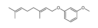 Geranyl-m-methoxyphenyl-aether结构式