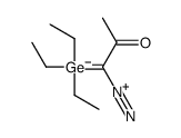 1-diazonio-1-triethylgermylprop-1-en-2-olate结构式