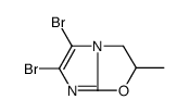 5,6-dibromo-2-methyl-2,3-dihydroimidazo[2,1-b][1,3]oxazole结构式