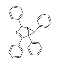 2,4,5,6-tetraphenyl-1,3-diaza-bicyclo[3.1.0]hex-3-ene结构式