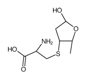 (2R)-2-amino-3-(5-hydroxy-2-methyloxolan-3-yl)sulfanylpropanoic acid结构式