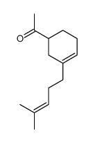 1-[3-(4-methylpent-3-enyl)cyclohex-3-en-1-yl]ethanone Structure