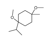 1,4-dimethoxy-1-methyl-4-propan-2-ylcyclohexane Structure