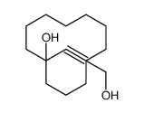 1-(3-hydroxyprop-1-ynyl)cyclododecan-1-ol Structure