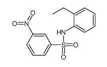 N-(2-ethylphenyl)-3-nitrobenzenesulfonamide Structure