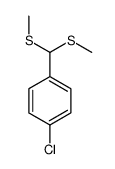 1-[bis(methylsulfanyl)methyl]-4-chlorobenzene结构式