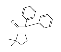 4,4-dimethyl-7,7-diphenylbicyclo[3.2.0]heptan-6-one Structure