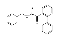 N-chloro-N-(benzyloxy)biphenyl-2-carboxamide结构式