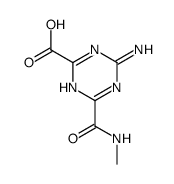 4-amino-6-(methylcarbamoyl)-1,3,5-triazine-2-carboxylic acid Structure