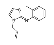 N-(2,6-dimethylphenyl)-3-prop-2-enyl-1,3-thiazol-2-imine结构式