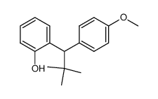 2-(1-(4-methoxyphenyl)-2,2-dimethylpropyl)phenol Structure