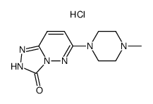 6-(4-methyl-1-piperazinyl)-1,2,4-triazolo[4,3-b]pyridazin-3(2H)-one, hydrochloride Structure