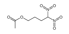 4-acetoxy-1,1-dinitro-butane Structure