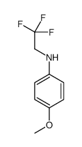 (4-Methoxyphenyl)(2,2,2-trifluoroethyl)amine Structure