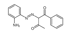 2-[(2-aminophenyl)diazenyl]-1-phenylbutane-1,3-dione Structure