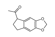 1-(6,7-dihydro-5H-cyclopenta[f][1,3]benzodioxol-7-yl)ethanone结构式