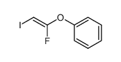 (Z)-1-Fluor-2-iod-1-phenoxy-ethen Structure