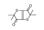 2,2,5,5-tetramethylthieno[3,2-b]thiophene-3,6-dione Structure