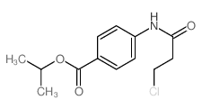 Benzoic acid,4-[(3-chloro-1-oxopropyl)amino]-, 1-methylethyl ester Structure