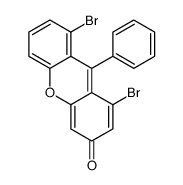 1,8-dibromo-9-phenylxanthen-3-one结构式