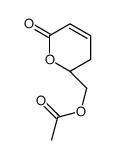 [(2S)-6-oxo-2,3-dihydropyran-2-yl]methyl acetate结构式