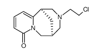 (1R)-3-(2-chloro-ethyl)-1,2,3,4,5,6-hexahydro-1r,5c-methano-pyrido[1,2-a][1,5]diazocin-8-one结构式