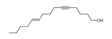 (E)-10-Pentadecen-5-yn-1-ol Structure