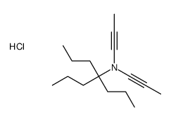 4-propylheptan-4-yl-bis(prop-1-ynyl)azanium,chloride Structure