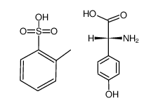 D-p-hydroxyphenylglycine o-toluenesulfonate Structure