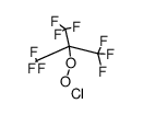 chloro (2,2,2-trifluoro-1,1-bis-trifluoromethyl-ethyl) peroxide Structure