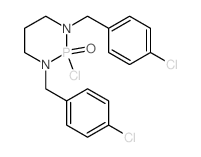 2-chloro-1,3-bis[(4-chlorophenyl)methyl]-1,3-diaza-2$l^C17H18Cl3N2OP-phosphacyclohexane 2-oxide picture