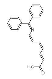 (5Z,7Z)-8-(benzhydrylideneamino)octa-3,5,7-trien-2-one Structure