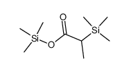 2-(Trimethylsilyl)propansaeure-trimethylsilylester Structure