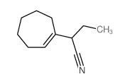 1-Cycloheptene-1-acetonitrile,a-ethyl-结构式