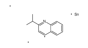 trimethyl-(2-propan-2-ylquinolin-4-yl)stannane Structure