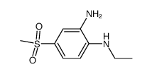 N1-ethyl-4-(Methylsulfonyl)benzene-1,2-diamine结构式