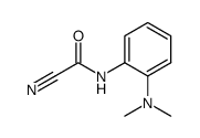 N-(o-Dimethylamino-phenyl)-carbamoyl-cyanid结构式