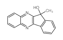 11-methylindeno[1,2-b]quinoxalin-11-ol结构式