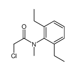 2-chloro-N-(2,6-diethylphenyl)-N-methylacetamide结构式