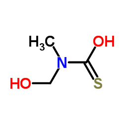 Carbamothioic acid, (hydroxymethyl)methyl- (9CI)结构式