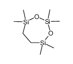 2,2,4,4,7,7-hexamethyl-1,3-dioxa-2,4,7-trisilacycloheptane Structure