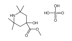 methyl 4-hydroxy-2,2,6,6-tetramethylpiperidine-4-carboxylate,sulfuric acid结构式