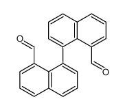 1,1'-binaphthyl-8,8'-dicarboxaldehyde Structure