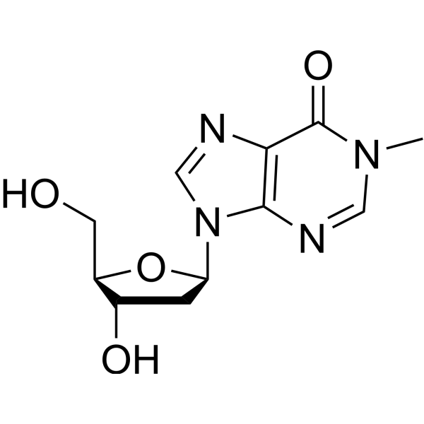 Inosine,2'-deoxy-1-methyl- Structure